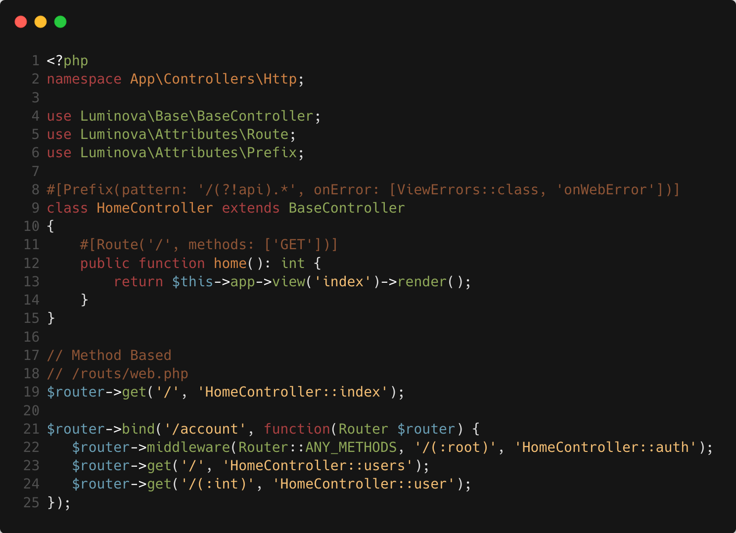 Luminova Coding Samples